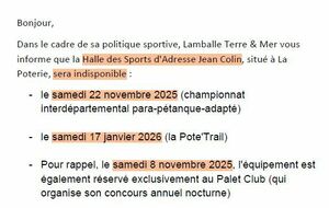 PLANNING HALLE JEAN COLIN