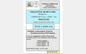 CHALLENGE AR PEN GOEL 2026