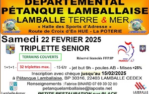 CONCOURS TRIPLETTES SENIORS