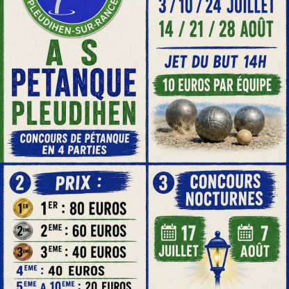 LES CONCOURS AMICAUX ETE 2026